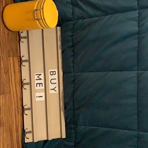 WordBoard W/ Hanging Racks & Cute Container
